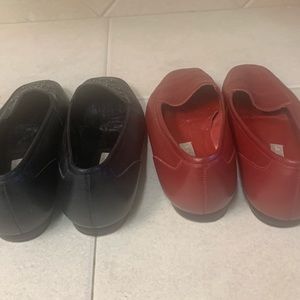 Elegant Red and Black Women's Shoes